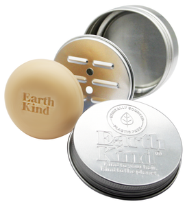 EarthKind Shampoo Bar Storage Tin. Keeps bars out of the water, ensuring they last longer. Ethical, sustainable haircare. Always cruelty free, always plastic free.