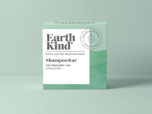Load image into Gallery viewer, EarthKind Citrus Leaf Shampoo Bar for Frequent Use. Kind to your Hair. Kind to the planet.
